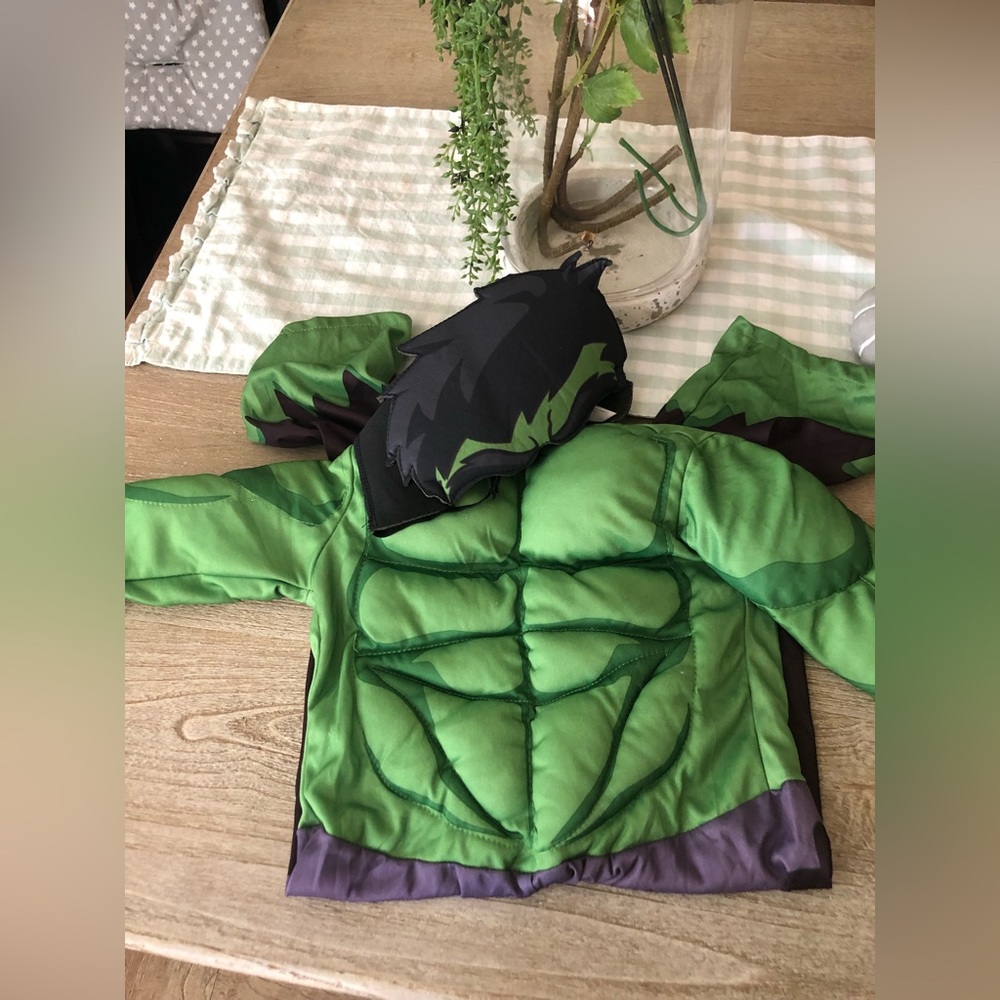 Padded 3T-4T hulk costume